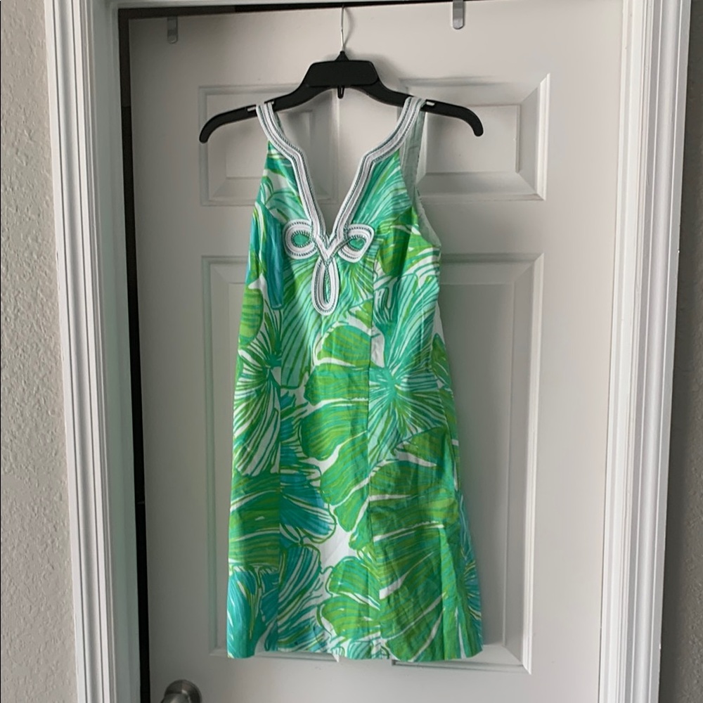 Lilly Pulitzer Green Resort Halter Sundress